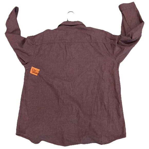Big Sky Outfitters Shirt Men’s Size XL Gray Long Sleeve Button Up Cotton NEW - Picture 2 of 8